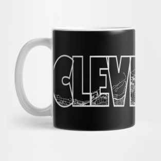 Cleveland Street Map Mug